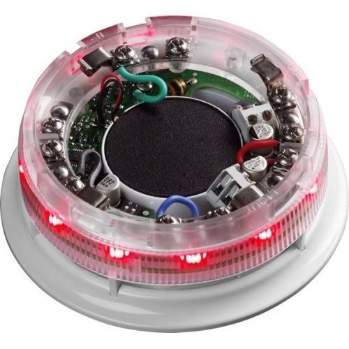 55000-394APO - AlarmSense Optical Smoke Detector with Sounder VID Base (Red  Flash)